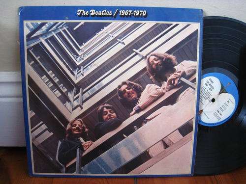 THE BEATLES - 1967-1970 - UK VG+ / VG- 2 LP GATEFOLD