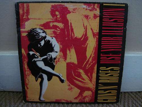 GUNS & ROSES - USE YOUR ILLUSIONS I - RSA VG / VG+ 2 LP WITH INSERTS