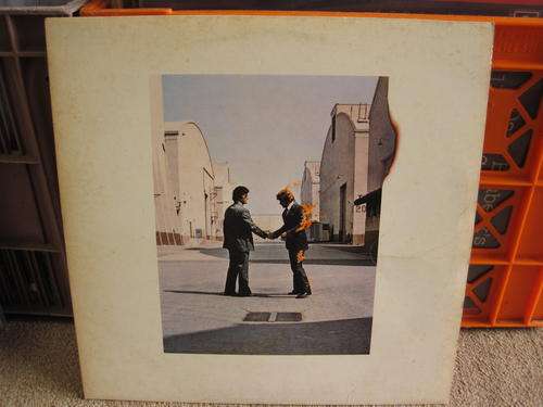 PINK FLOYD - WISH YOU WERE HERE - UK VG+/VG WITH INSERT & POSTCARD