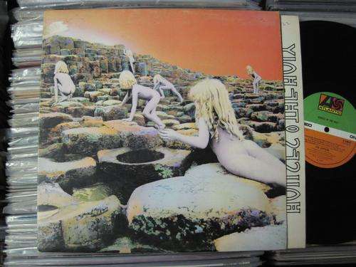 LED ZEPPELIN - HOUSES OF THE HOLY - UK VG/ VG- GATEFOLD WITH INNER