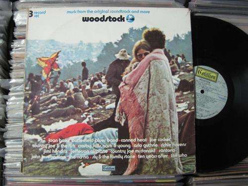 WOOSTOCK - WOODSTOCK - USA VG- / VG 3 LP FOLDOUT COVER
