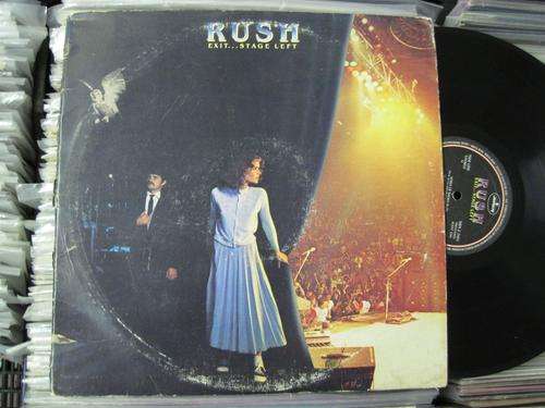 RUSH - EXIT...STAGE LEFT -USA VG / VG- 2 LP GATEFOLD