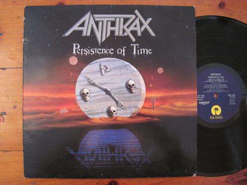 ANTHRAX - PERSISTENCE OF TIME - UK VG+ / VG-