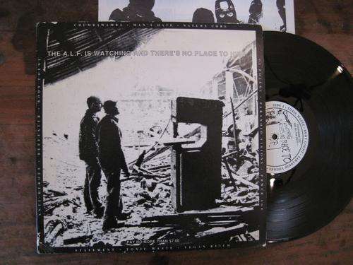 VARIOUS -THE A.L.F. IS WATCHING AND THERE'S NO PLACE TO HIDE USA VG+/VG+ POWERAGE WITH BOOKLET
