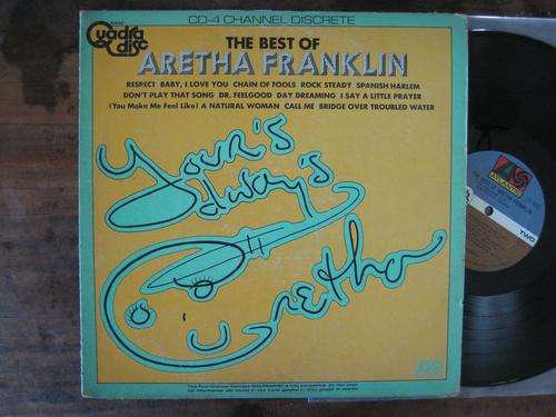 ARETHA FRANKLIN - THE BEST OF - USA VG /VG+ QUADRAPHONIC