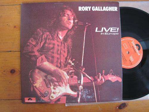 RORY GALLAGER - LIVE! IN EUROPE - UK VG+ / VG+ GATEFOLD