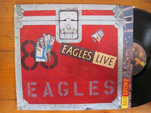 EAGLES - LIVE - USA VG- / VG+ 2 LP GATEFOLD