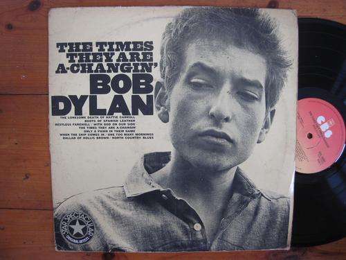 BOB DYLAN - THE TIMES THEY ARE A-CHANGIN' - RSA VG- / VG-
