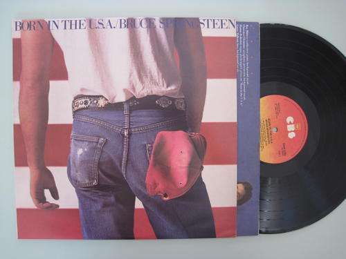 BRUCE SPRINGSTEEN - BORN IN THE USA - RSA EX / VG+ WITH INNER
