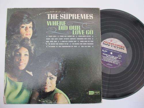 THE SUPREMES - WHERE DID OUR LOVE GO - USA VG+ / VG-