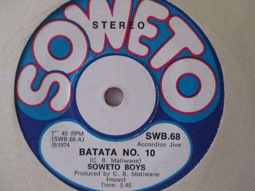 SOWETO BOYS - BATATA NO 10 / HIGH NOON - RSA VG+