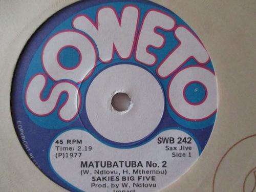 SAKIES BIG FIVE - MATUBATUBA NO. 2 / ULUNDI SPECIAL - RSA VG+
