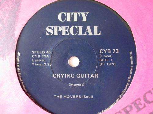 THE MOVERS - CRYING GUITAR / BEAT CORNER - RSA VG+ / VG-