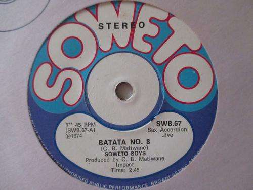 SOWETO BOYS - BATATA NO. 8 / WATERFALL - RSA VG+