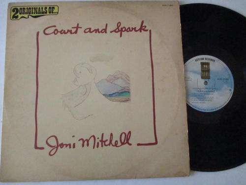 JONI MITCHELL - COUURT & SPARK  / HISSING OF SUMMER LAWNS RSA VG+ / VG+ / VG+ 2 LP GATEFOLD