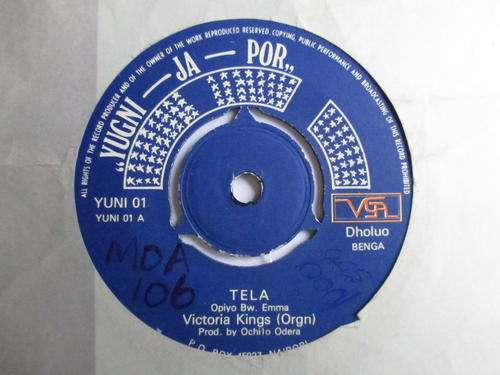 VICTORIA KINGS - TELA / BELDIN - KENYA VG+ / VG+ 7"