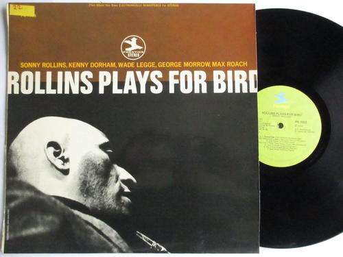 SONNY ROLLINS - PLAYS FOR BIRD - RSA VG+ / EX