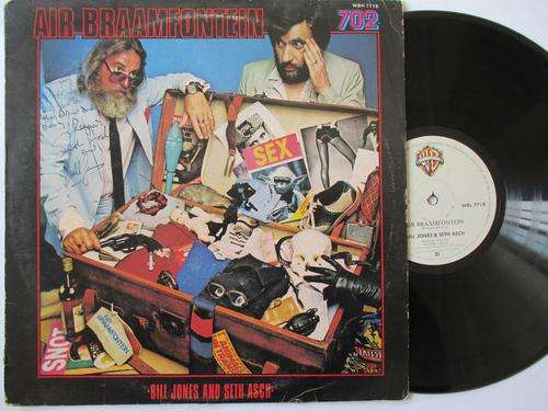 BILL JONES / SETH ASCH - AIR BRAAMFONTEIN 702 - RSA VG / VG+ AUTOGRAPHED