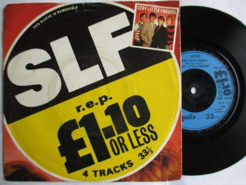 STIFF LITTLE FINGERS - LISTEN / YOUR BLOOD BUMPS/ SAD-EYED PEOPLE / 2 GUITAR CLASH 7" UK VG/ VG