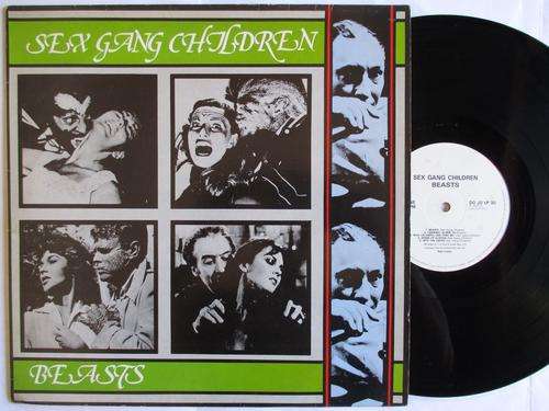 SEX GANG CHILDREN - BEASTS - UK VG+ /VG+