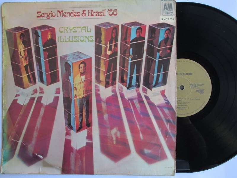 SERGIO MENDES & BRASIL '66 - CRYSTAL ILLUSIONS - RSA VG / VG