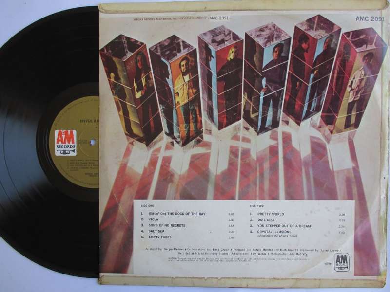 SERGIO MENDES & BRASIL '66 - CRYSTAL ILLUSIONS - RSA VG / VG