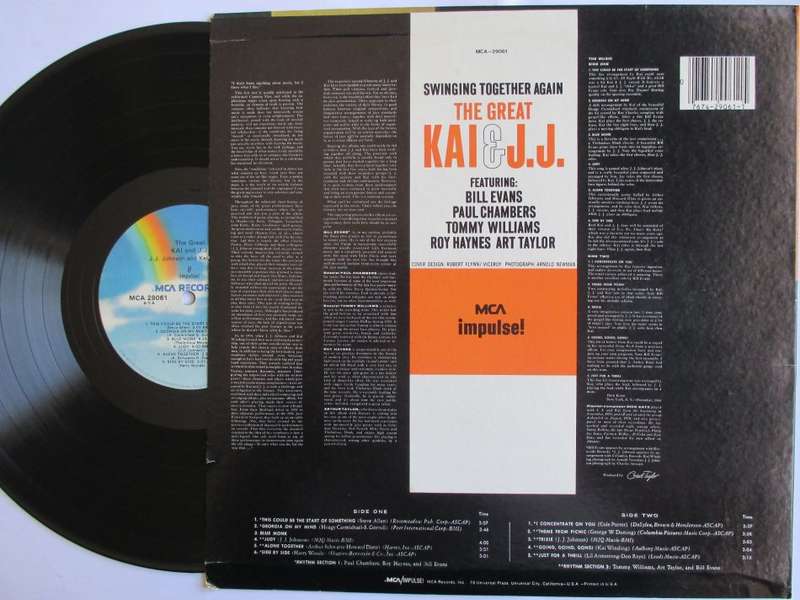 J.J. JOHNSON & KAI WINDING - THE GREAT KAI & J.J. - USA VG+ / VG+