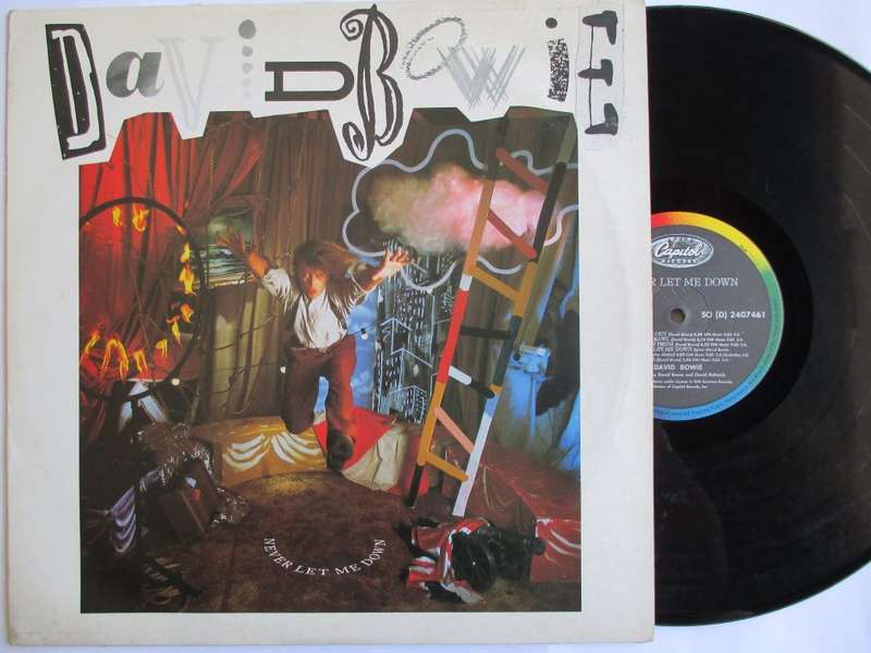 DAVID BOWIE - NEVER LET ME DOWN - RSA VG / VG+ WITH INNER
