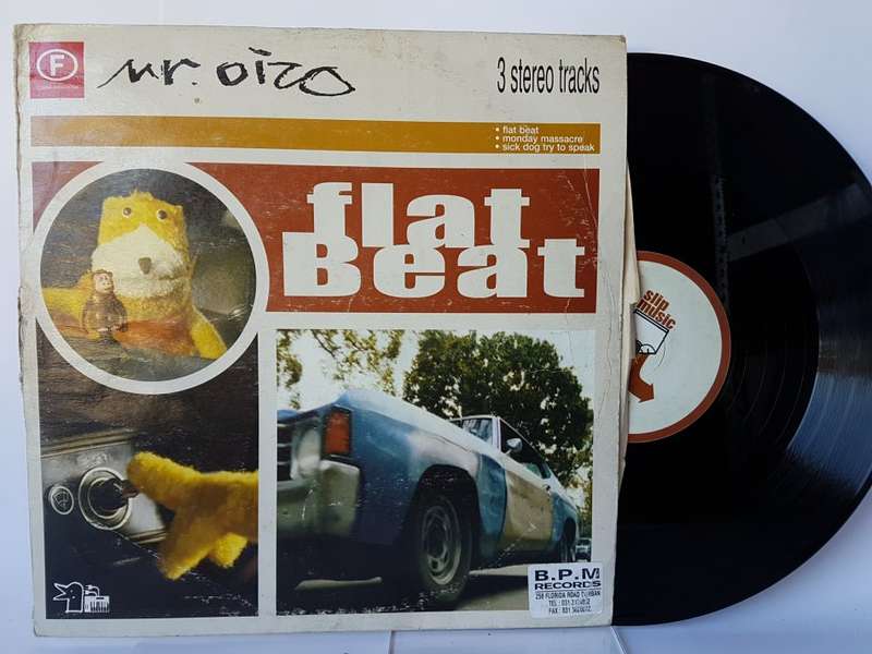 MR. OIZO - FLAT BEAT 12" - EU VG- / VG-