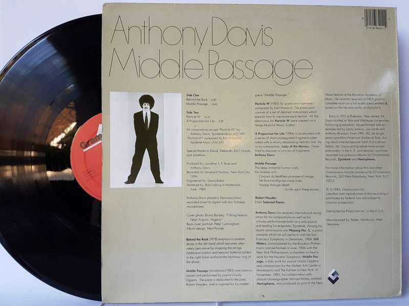 ANTHONY  DAVIS - MIDDLE PASSAGE - GERMANY VG- / EX