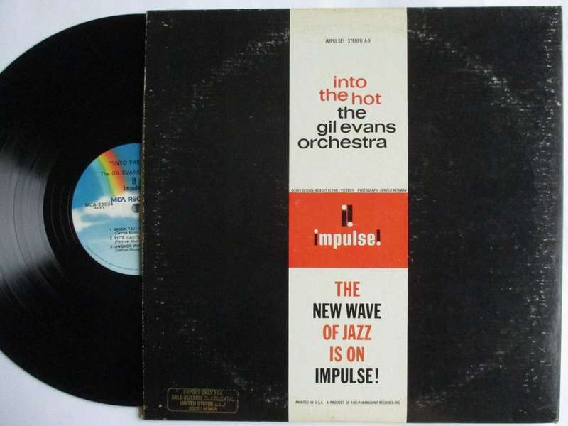 GIL EVANS ORCHESTRA - INTO THE HOT - USA VG / VG+ GATEFOLD IMPULSE!