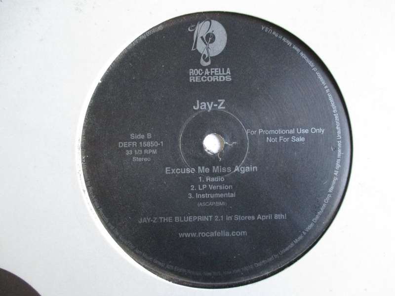 JAY Z - STOP & EXCUSE ME MISS AGAIN 12" - USA - VG / VG