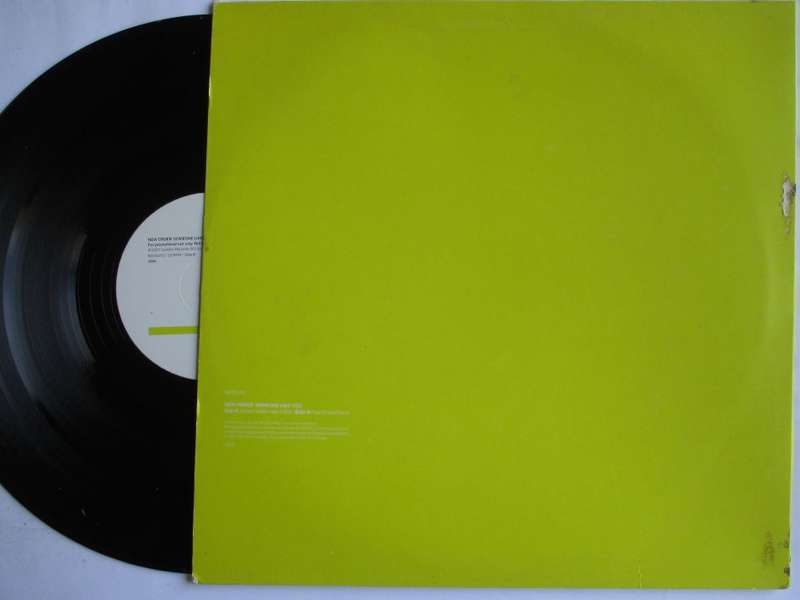 NEW ORDER - SOMEONE LIKE YOU 12" PROMO - UK - VG / VG+