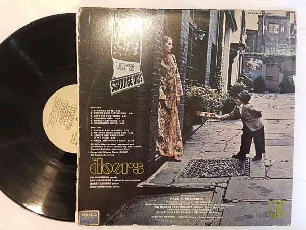 THE DOORS - STRANGE DAYS - USA - VG- / VG- WITH INNER