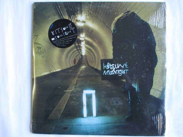 VARIOUS - KITSUNE MIDNIGHT - FRANCE EX /EX 2 LP SEALED TECHNO / ELECTRO