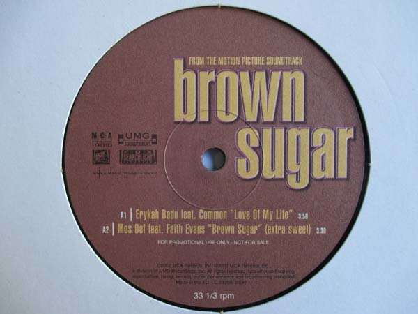 BROWN SUGAR OST 12"- USA VG+/ VG+ ERYKAH BADU / MOS DEF / HI TEK