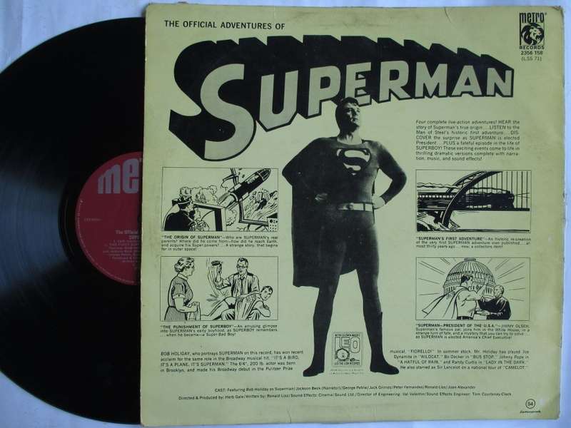 THE OFFICIAL ADVENTURES OF SUPERMAN - RSA VG- / VG-
