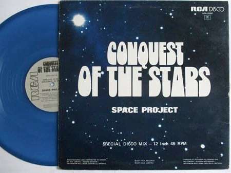 SPACE PROJECT - CONQUEST OF THE STARS - CANADA - VG / VG BLUE VINYL