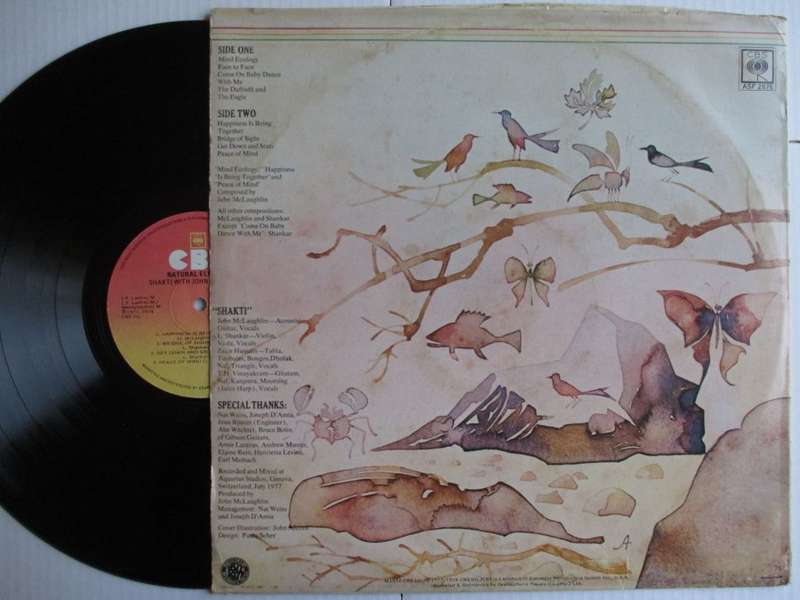 SHAKTI WITH JOHN MCLAUGHLIN - NATURAL ELEMENTS - RSA VG / VG