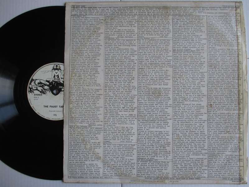 FAUST - THE FAUST TAPES - RSA G+ / VG-