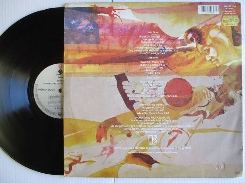THE DOORS - WEIRD SCENES INSIDE THE GOLD MINE - GERMANY VG /VG+ /VG 2 LP GATEFOLD