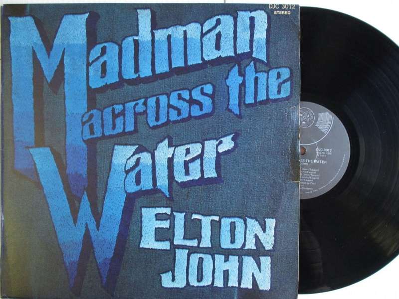 ELTON JOHN - MADMAN ACROSS THE WATER - RSA VG- /VG+