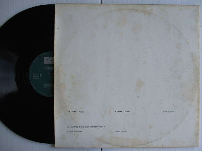 KEITH JARRETT - THE KOLN CONCERT - GERMANY VG /VG+ 2 LP GATEFOLD