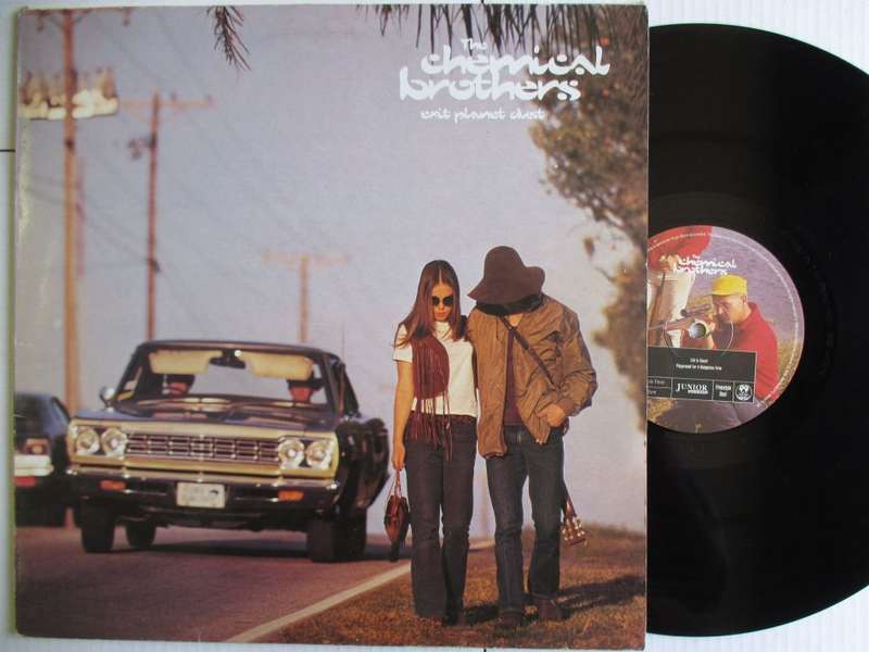 THE CHEMICAL BROTHERS - EXIT PLANET DUST - UK VG / VG/ VG- 2 LP IN INNERS O.G.
