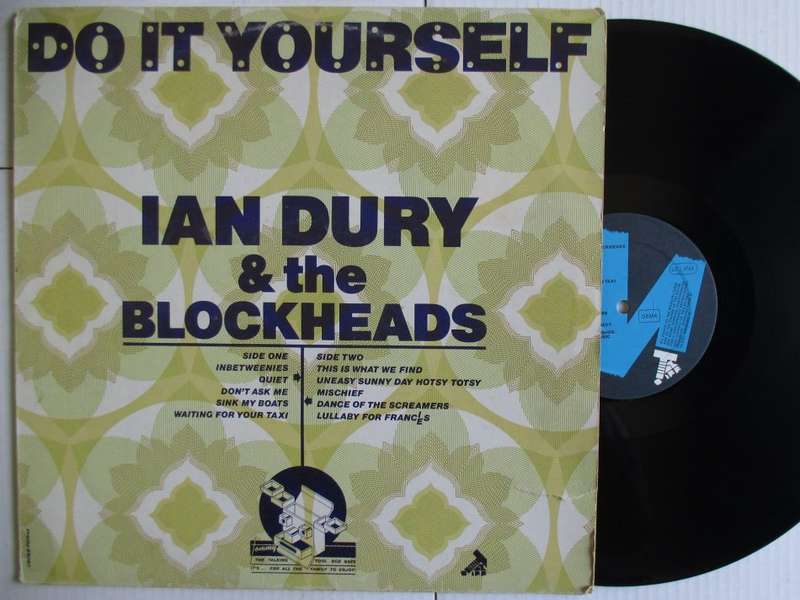 IAN DURY & THE BLOCKHEADS - DO IT YOURSELF - UK VG / VG WITH INNER