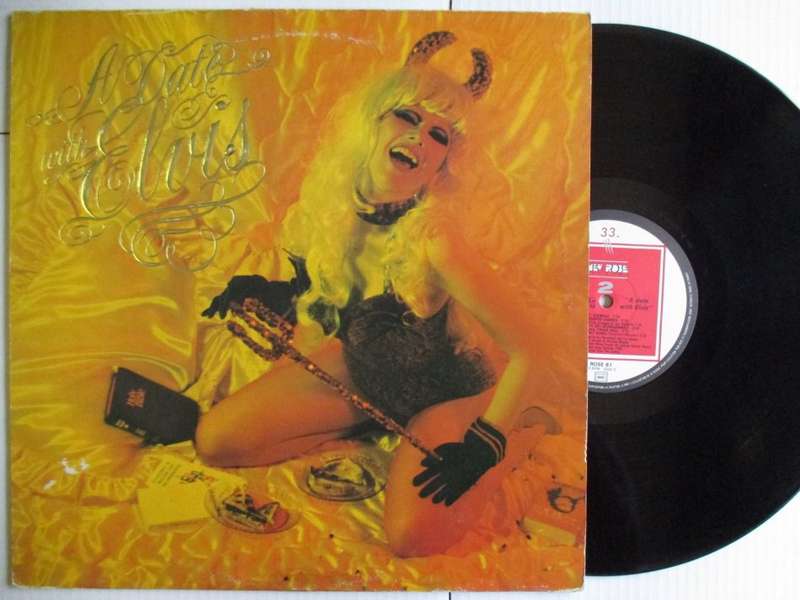 THE CRAMPS - A DATE WITH ELVIS - FRANCE V / VG- WITH INNER