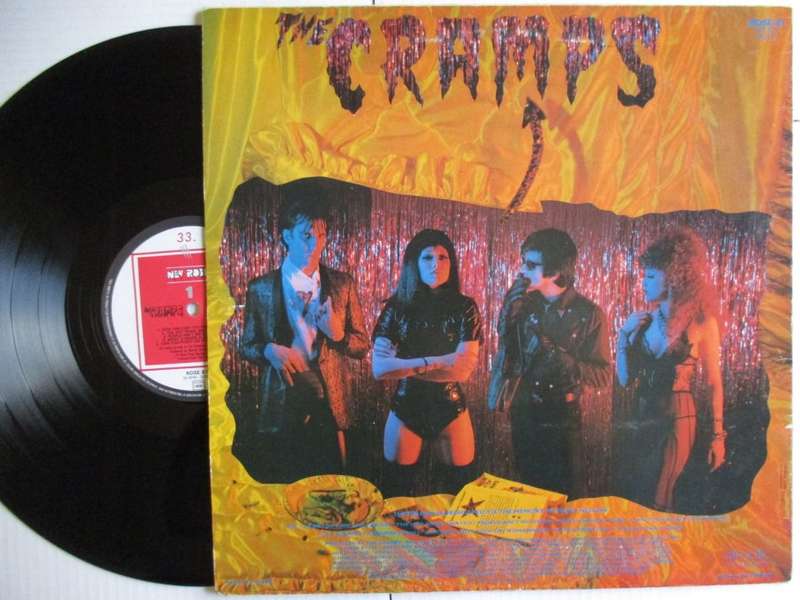 THE CRAMPS - A DATE WITH ELVIS - FRANCE V / VG- WITH INNER