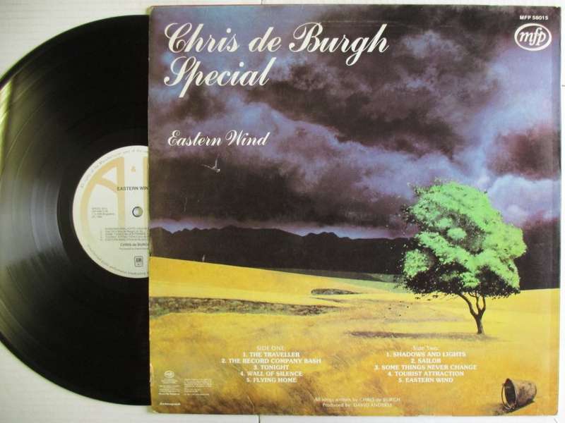 CHRIS DE BURGH - EASTERN WIND - RSA VG+ /VG+