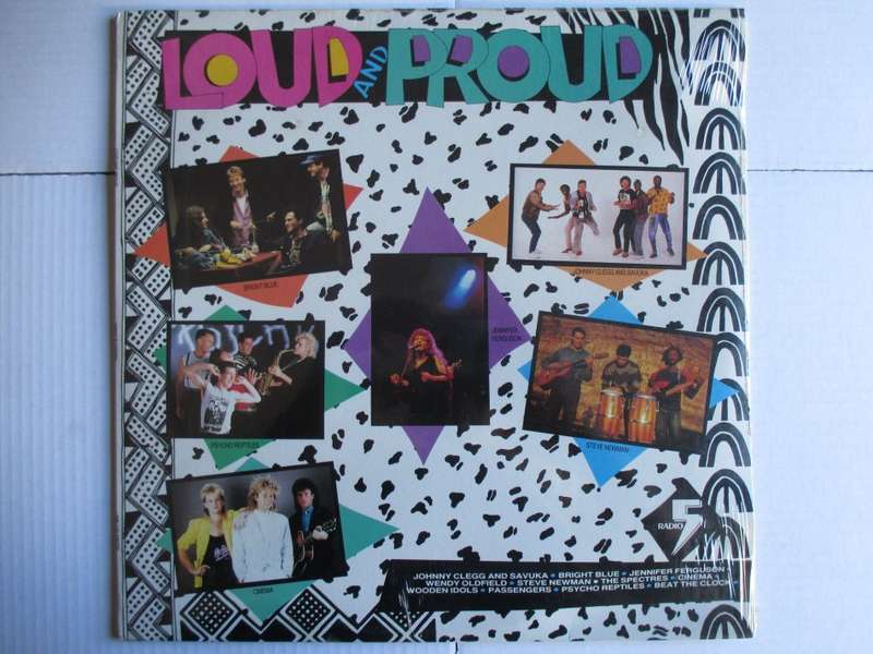 SA VARIOUS - LOUD AND PROUD - RSA EX / EX SEALED PSYCHO REPTILES WENDY OLDFIELD