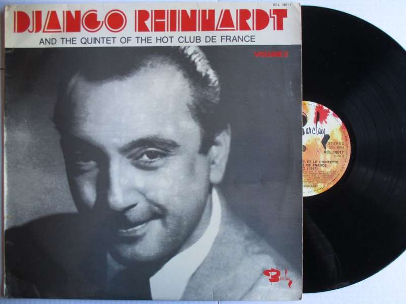 DJANGO REINHARDT - AND THE QUINTET OF THE HOT CLUB DE FRANCE VOL2 -RSA VG+ /VG+